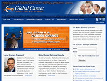 Tablet Screenshot of globalcareercp.com